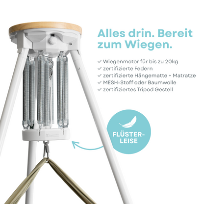 Federwiege mit Motor & Gestell - Mondzauber