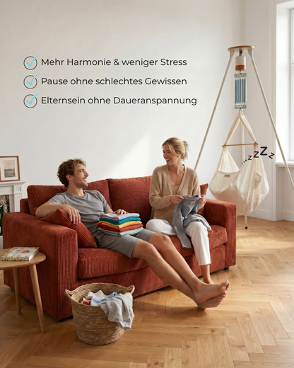 Baby swing with motor & frame - Star dream