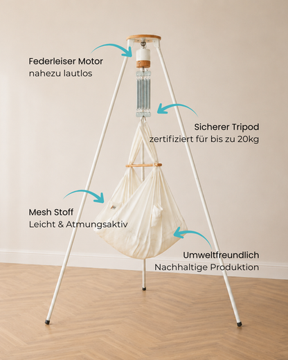 Baby swing with motor & frame - Star dream