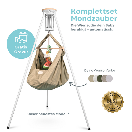 Federwiege mit Motor & Gestell - Mondzauber